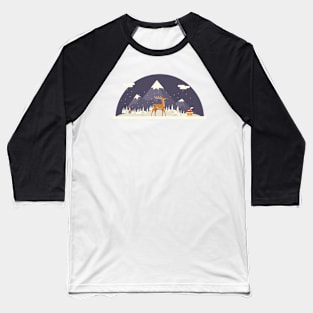 North Pole Wilderness Baseball T-Shirt